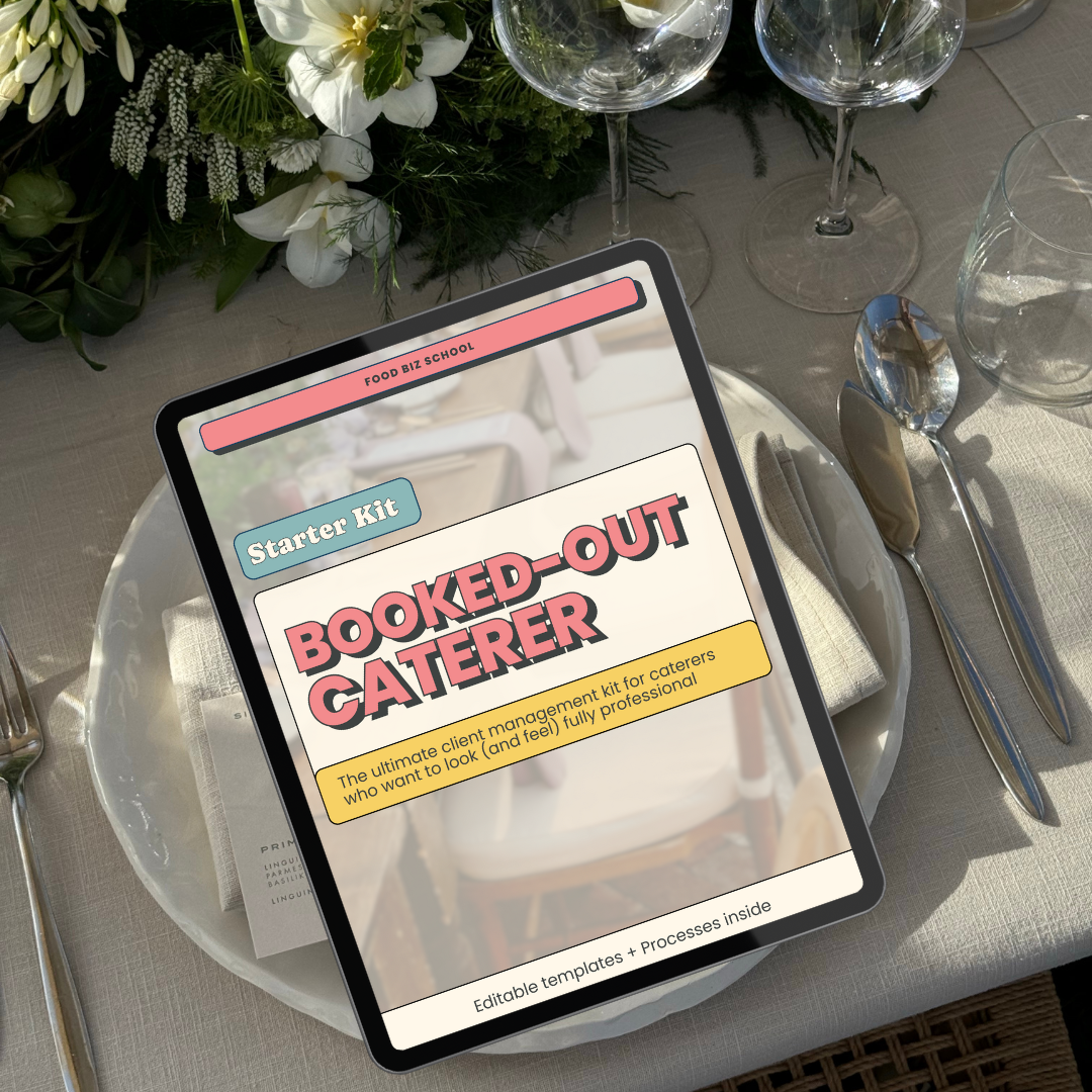 The Booked-Out Caterer Starter Kit + Templates