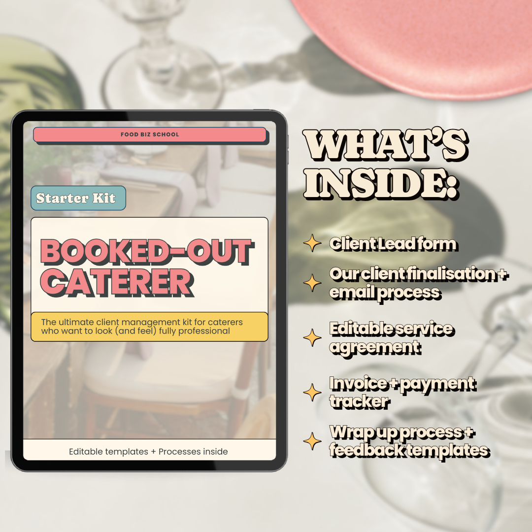 The Booked-Out Caterer Starter Kit + Templates