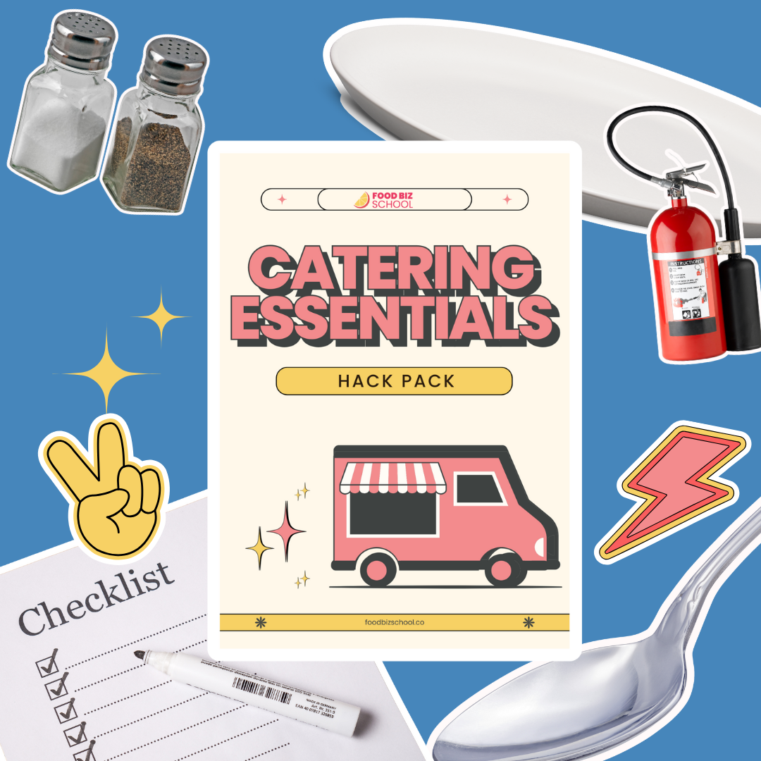 Catering Essentials Hack Pack + Templates Cover