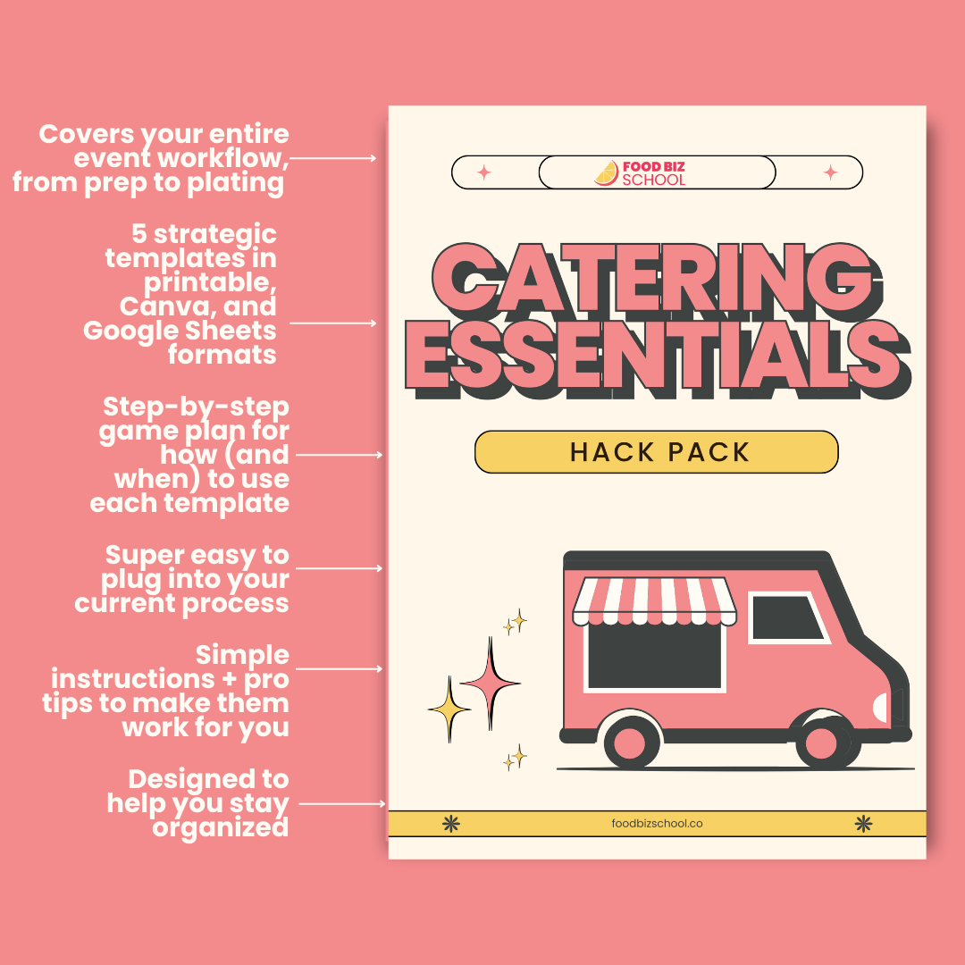 Catering Essentials Hack Pack + Templates Product Picture