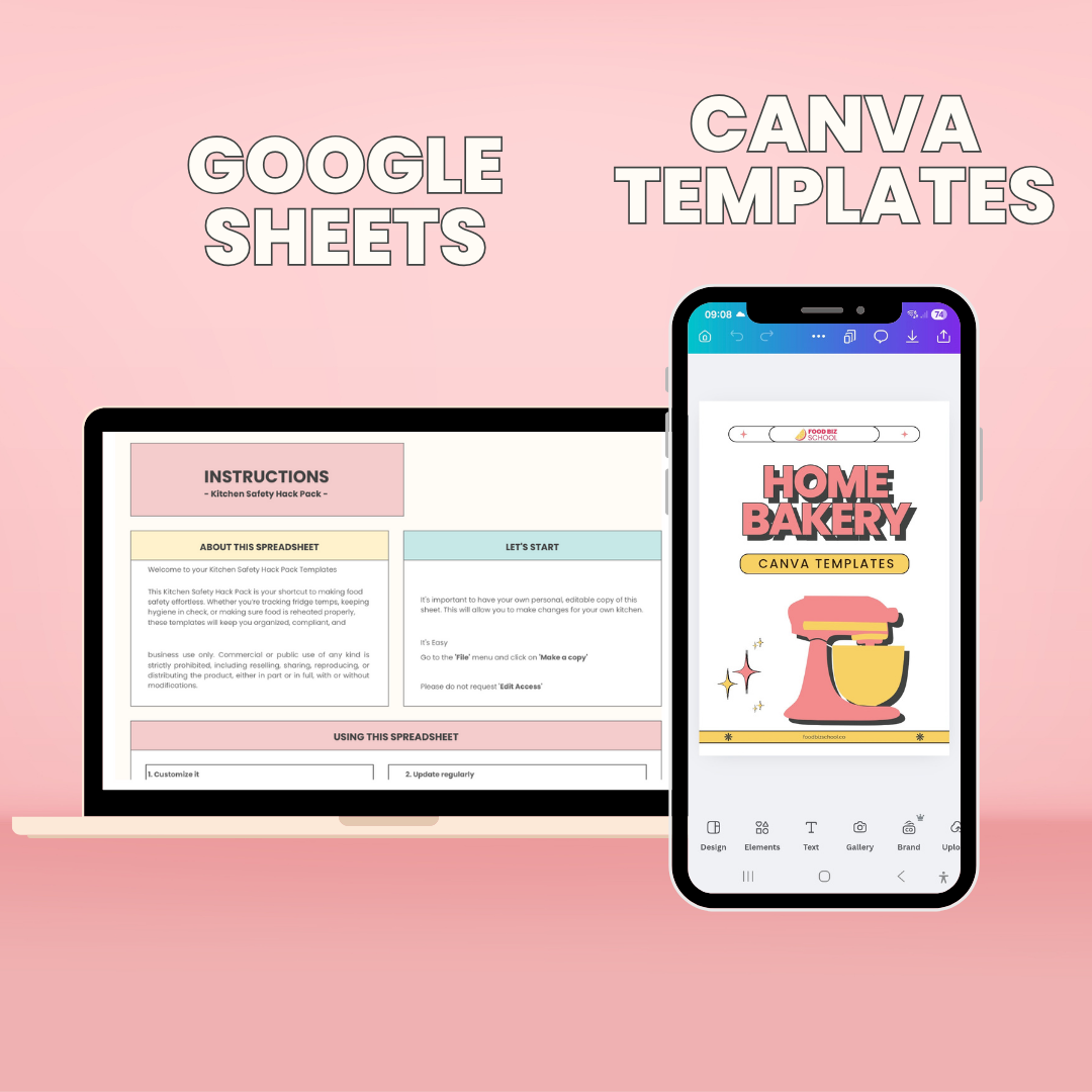 Home Bakery Starter Kit + Templates