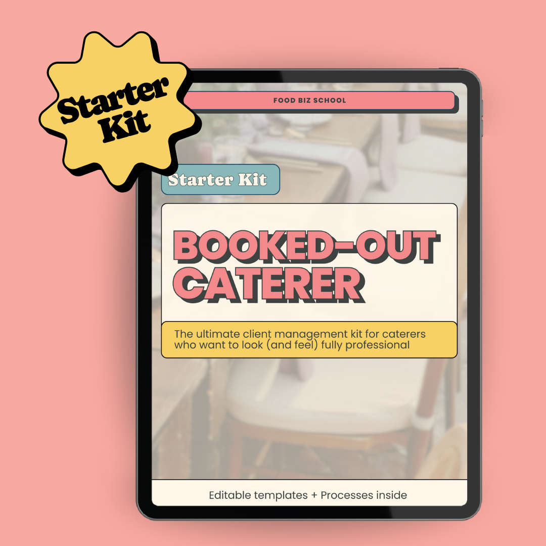 The Booked-Out Caterer Starter Kit + Templates