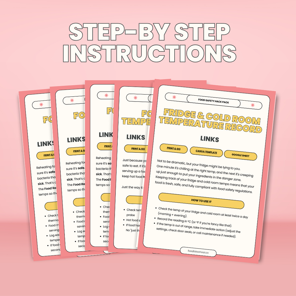 The Food Safety Starter Kit + Templates
