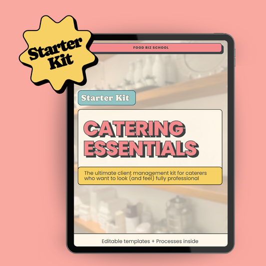 Catering Essentials Starter Kit + Templates