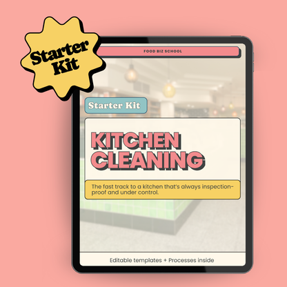 The Kitchen Cleaning Starter Kit + Templates