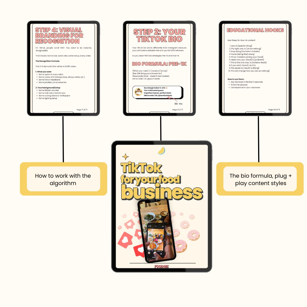 TikTok for your Food Business