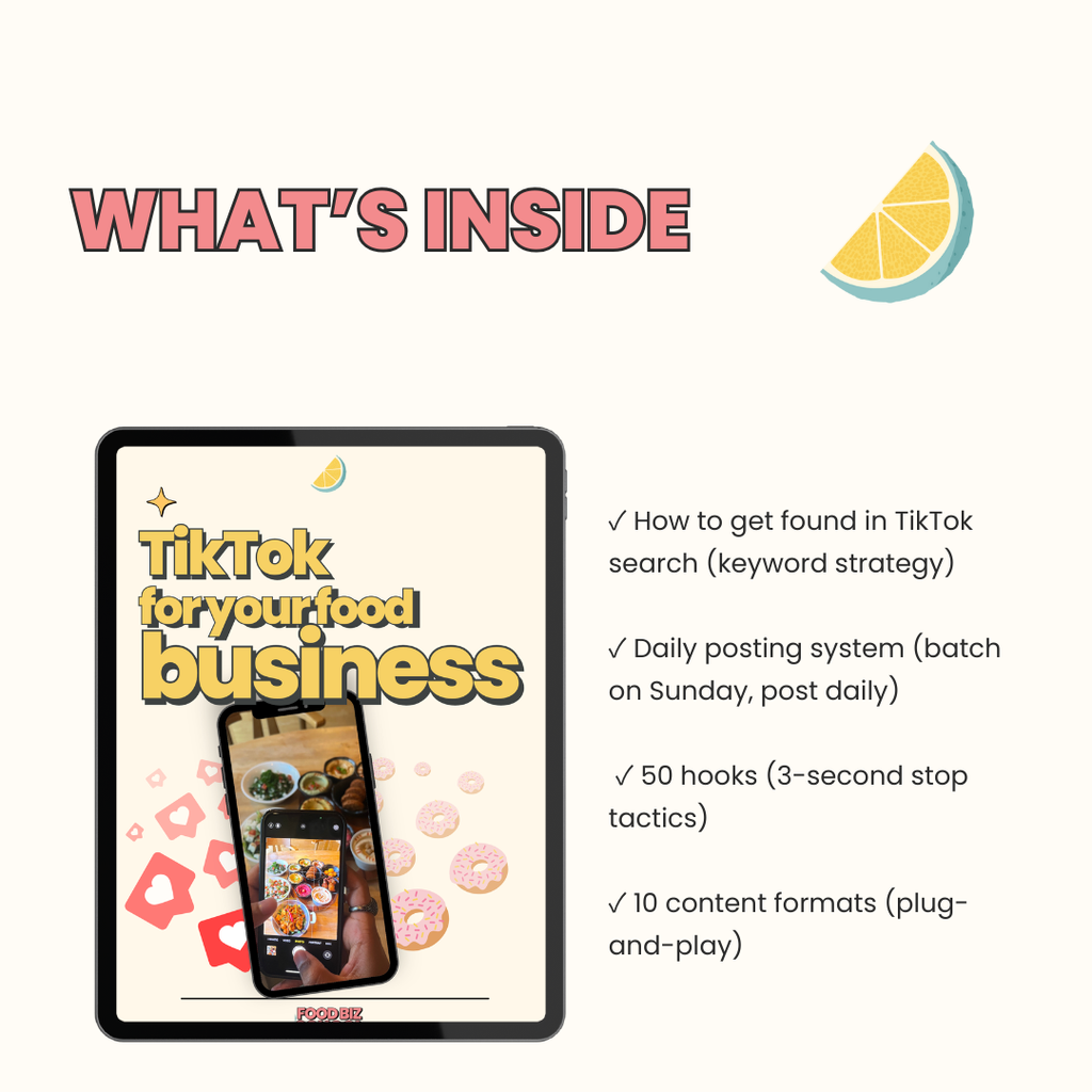 TikTok for your Food Business