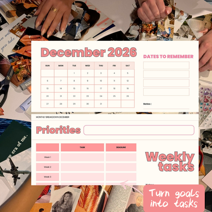 The 2026 Vision Board Planner
