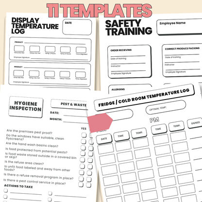 The Food Safety Starter Kit + Templates