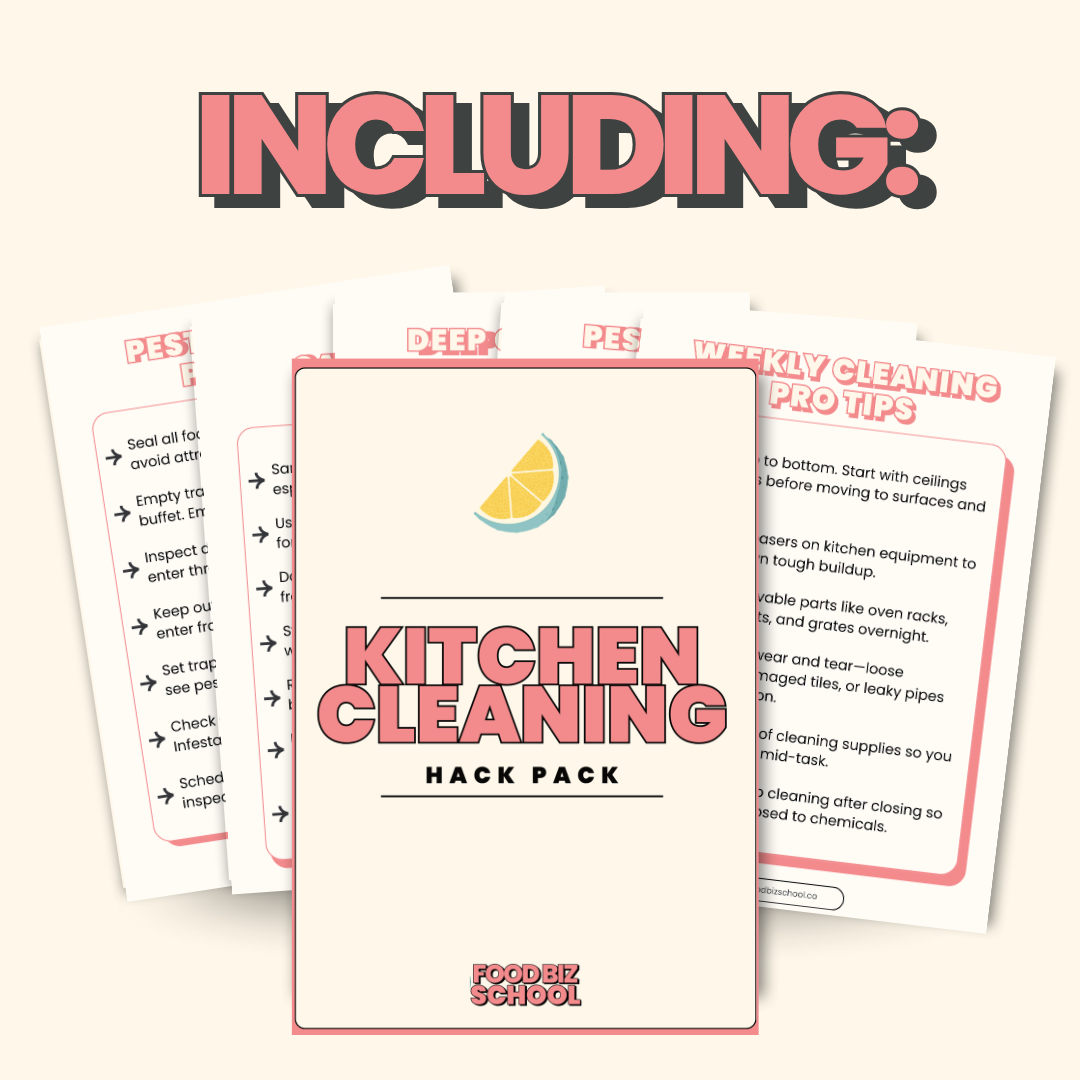 The Kitchen Cleaning Starter Kit + Templates
