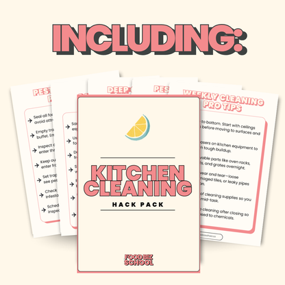 The Kitchen Cleaning Starter Kit + Templates
