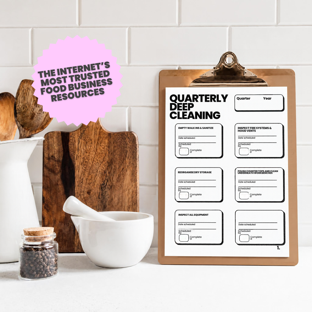 Deep Cleaning Checklists - Templates for Professional and Home Kitchens