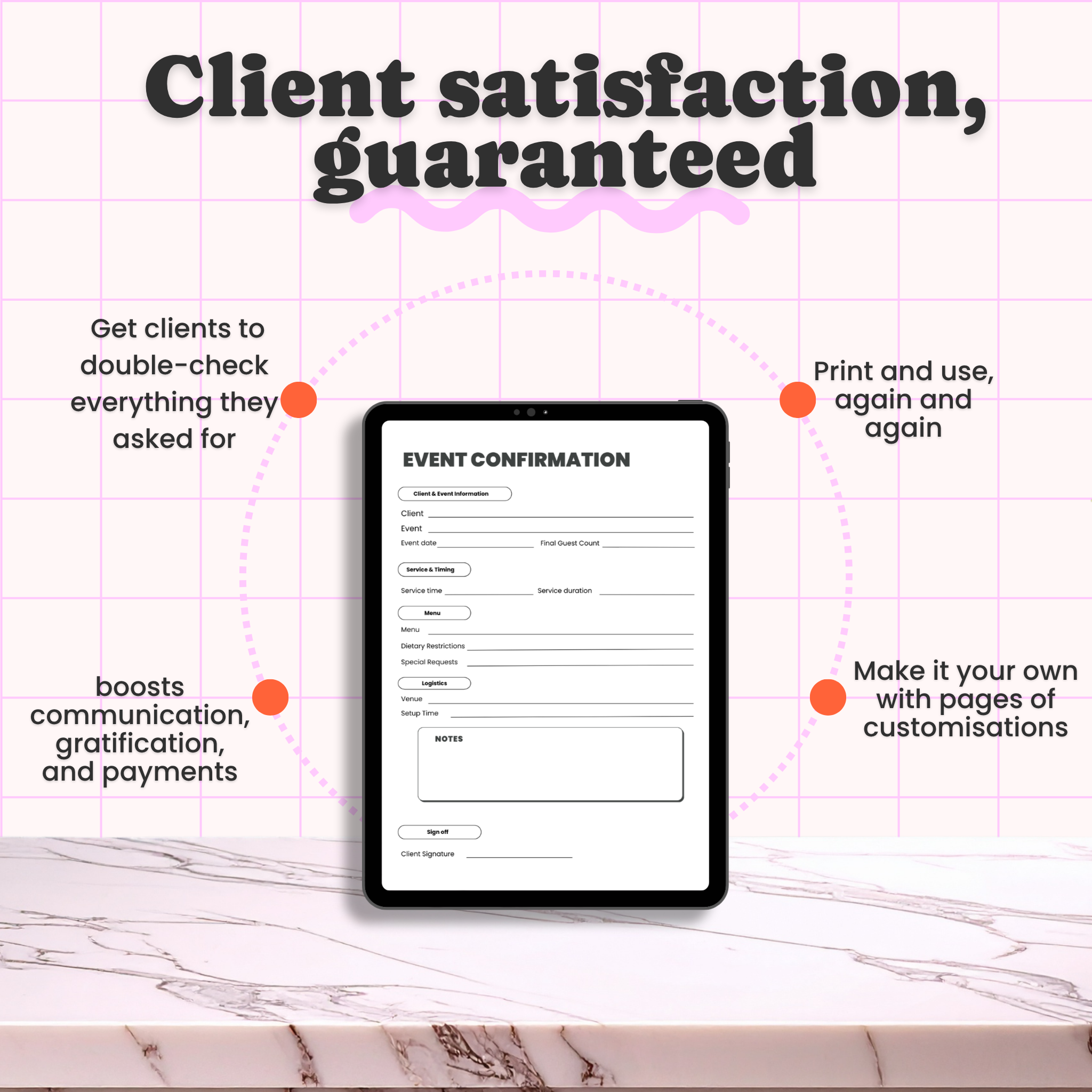 Catering Confirmation Form