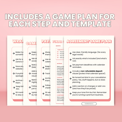 Booked-Out Caterer Hacks Pack + Templates Game Plans