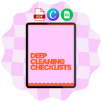 Deep Cleaning Checklists - Templates for Professional and Home Kitchens