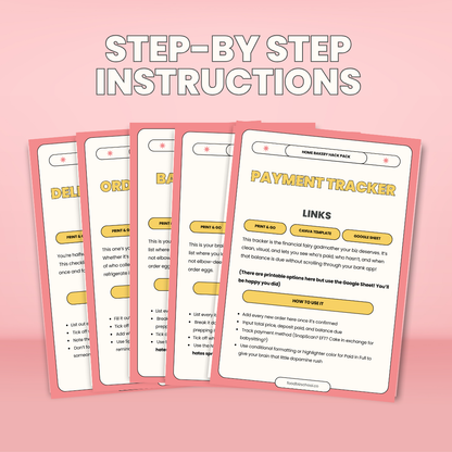 Home Bakery Starter Kit + Templates