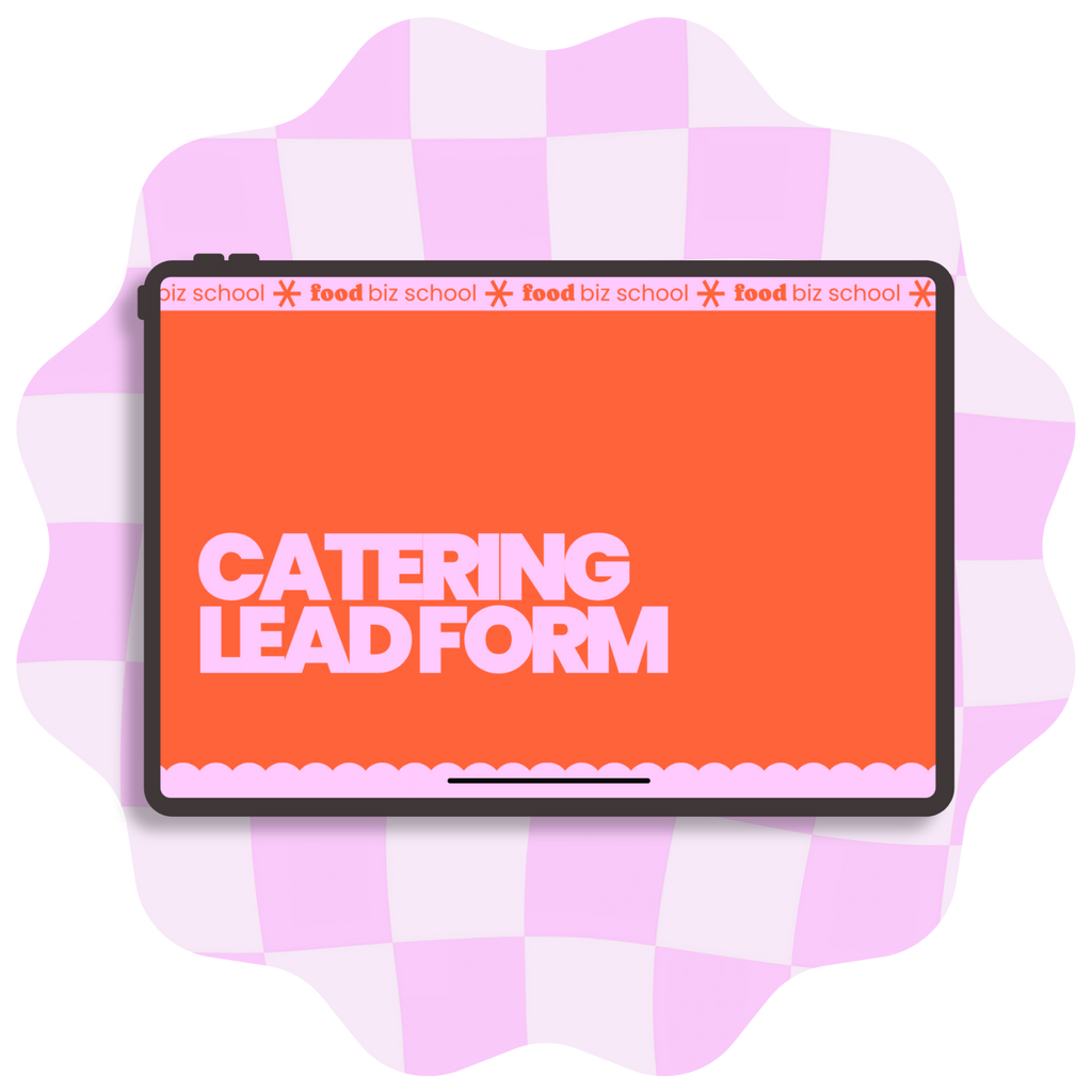 Catering Lead Call Form