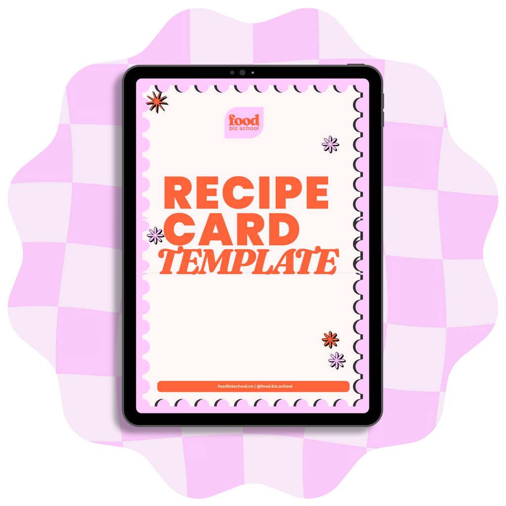 The Recipe Card Template