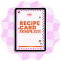 The Recipe Card Template
