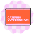 Catering Confirmation Form