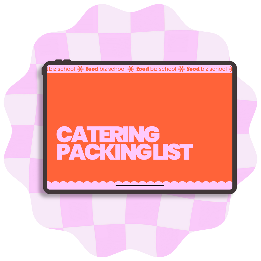 Catering Packing List