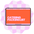 Catering Packing List