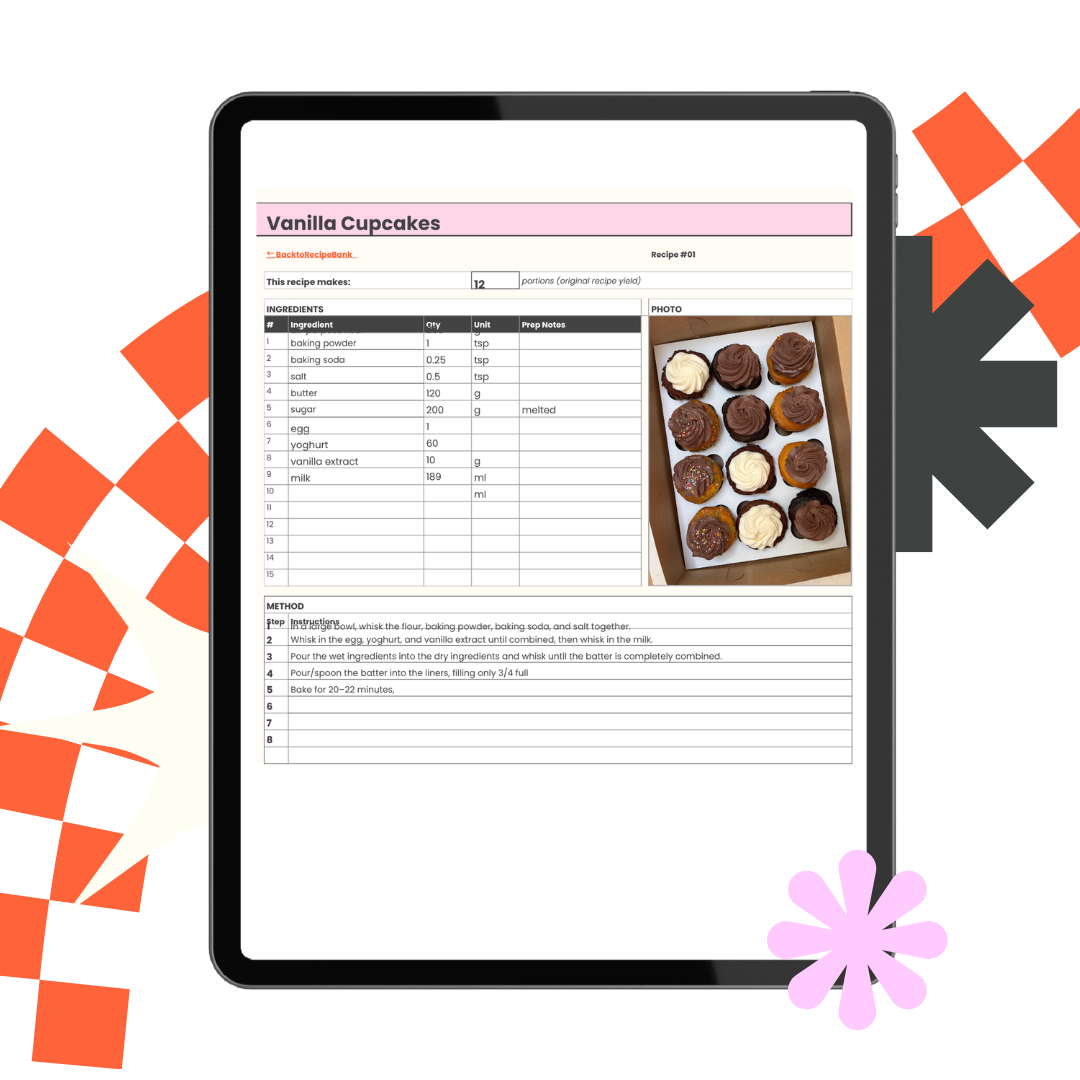 The Recipe Card Template