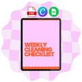 Weekly Cleaning Checklists - For Professional and Commercial Kitchens