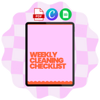 Weekly Cleaning Checklists - For Professional and Commercial Kitchens