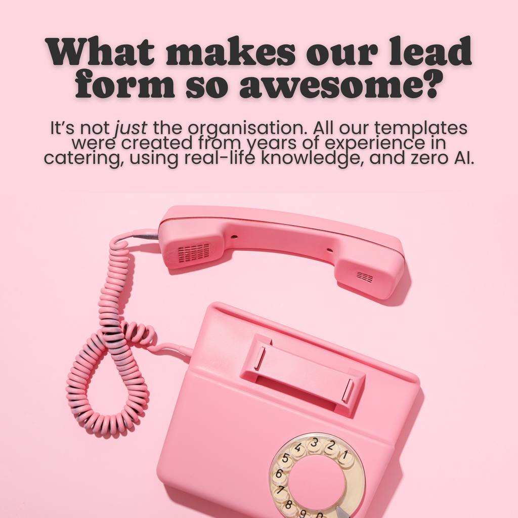 Catering Lead Call Form